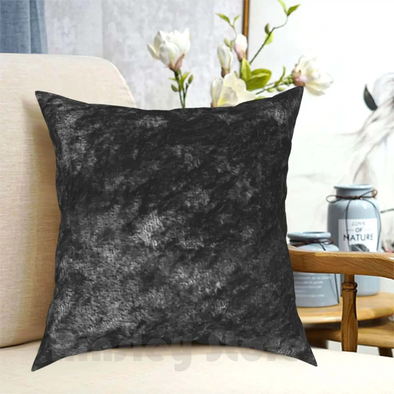 

Charcoal Skies Velvet Pillow Case Printed Home Soft Throw Pillow Clouds Cloud Romantic Valentines Day Valentine Romance