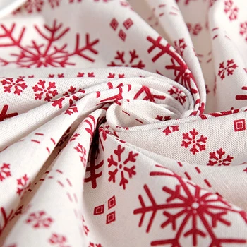 

Christmas Decoration Ornaments Snowflake Printing Tablecloth Dining Table Cloth GXMA