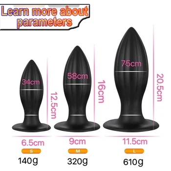 Large Anal Sex Toys Super Huge Size Butt Plugs Prostate Massage For Men Female Anus Expansion Stimulator Anal Beads buttplug 3
