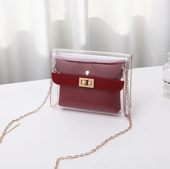 

2pcs Women's Multi Zipper Crossbody Bag - Small Multi-Pockets Jelly Travel Bag - Shoulder Messenger Handbag - Elegant City Bag