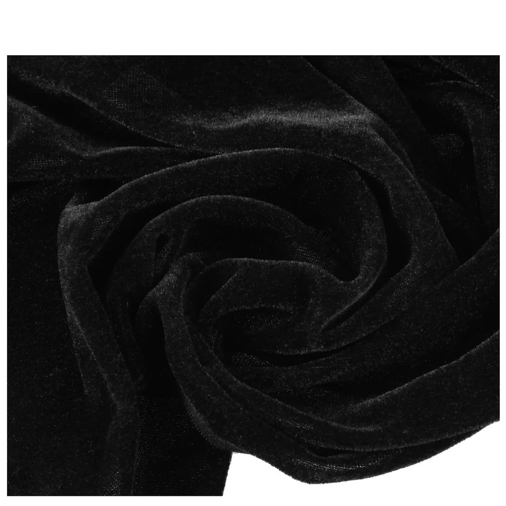 2*1m/2*2m/2*3m Black Background Cloth Velvet Velour Fabric Photography Bakcdrop