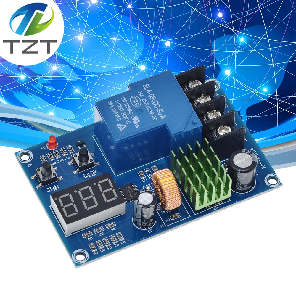 

TZT XH-M604 Battery Charger Control Module DC 6-60V Storage Lithium Battery Charging Control Switch Protection Board