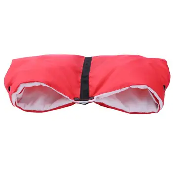 

Red Infant Stroller Gloves Ergonomic Design for Comfortable Holding Winter Warm Baby Push Chair Waterproof Pram Supplies