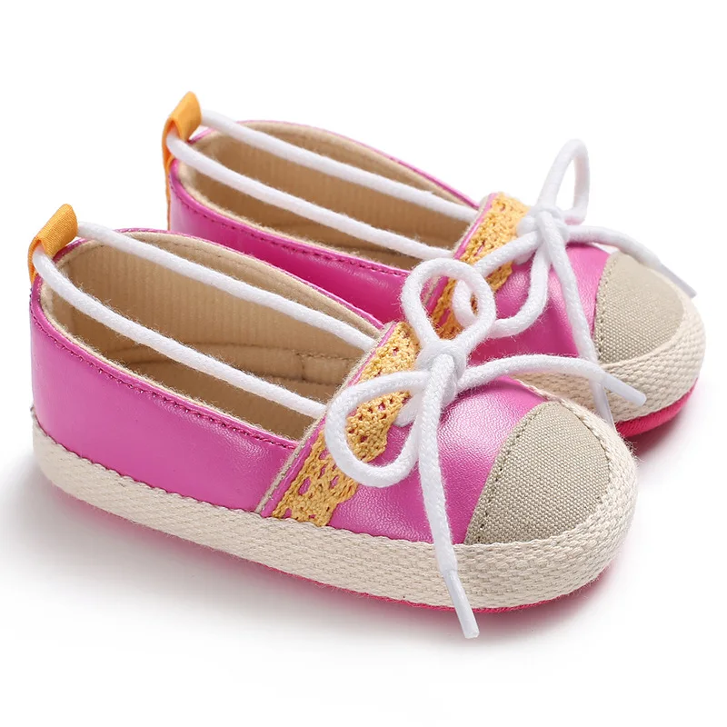 

Haiya Spring And Autumn 0-1-Year-Old Baby Girls Princess Shoes Soft Bottom Shoes Anti-slip Babies' Toddler Shoes Support