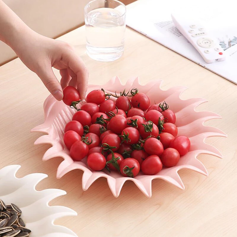 Shell Fruit Plate Dried Fruit Plate Household Snack Plate Candy Box Living Room Nut Melon Seeds Dried Snack Irregular Fruit Box