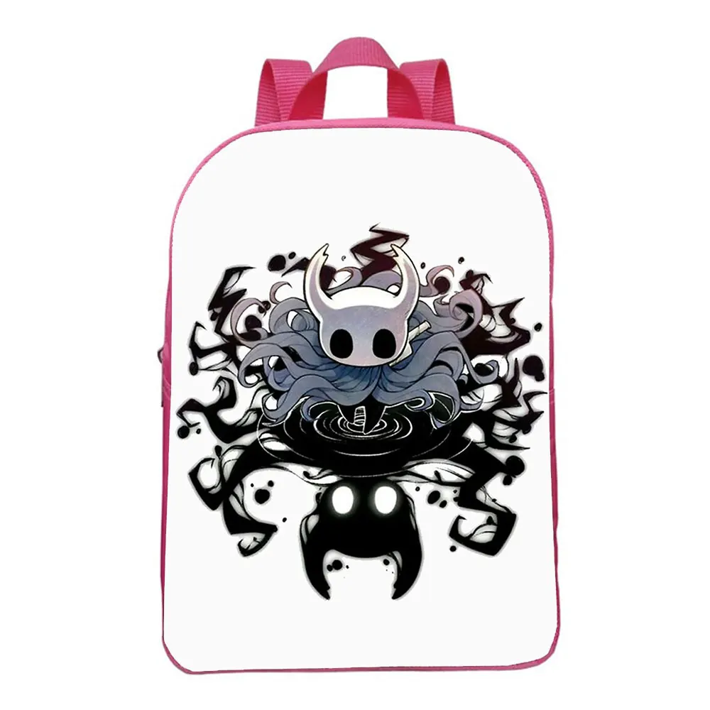 Hollow Knight Backpack Students Anime School Bags Boys Girls Unisex Teens Cartoon Rucksack Travel Laptop Knapsack 12 inches