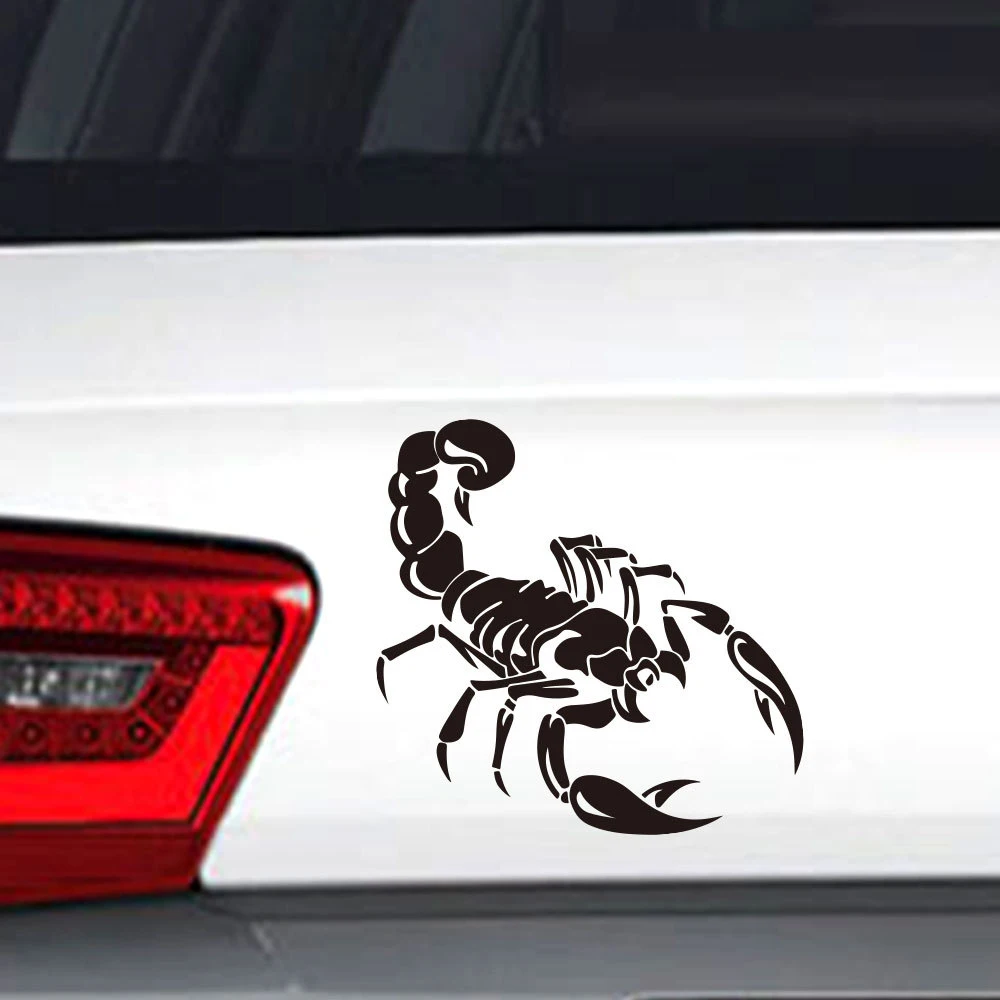 1Pc 3D Scorpions Car Sticker Body Trucks Window Waterproof PVC Car-styling Auto Decal Car Bonnet Side Stripes Animal Sticker