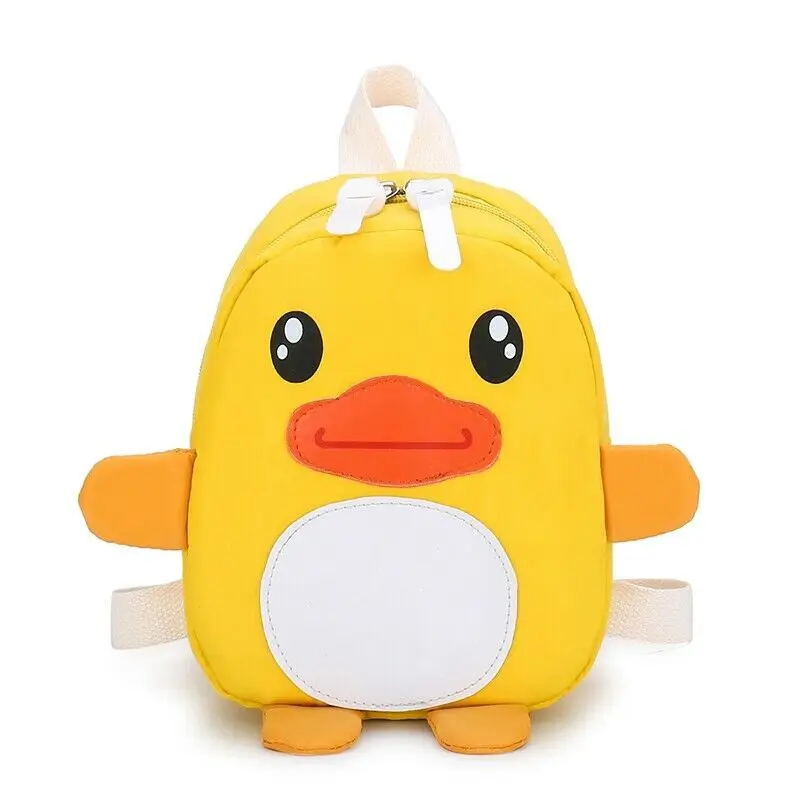 Duck Новинка, хит, милый рюкзак для малышей, малышей, детей, Мультяшные животные, плюшевый рюкзак, мини Школьный рюкзак, сумки для девочек, подарок на год - Цвет: Duck