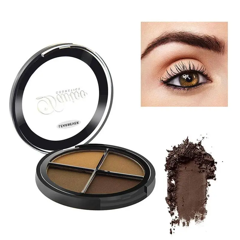 4 Colors Eyebrow Powder Palette Waterproof Shade For Eyebrows Enhancer Cosmetic Natural Eye Brows Shadow Cake Beauty Kit