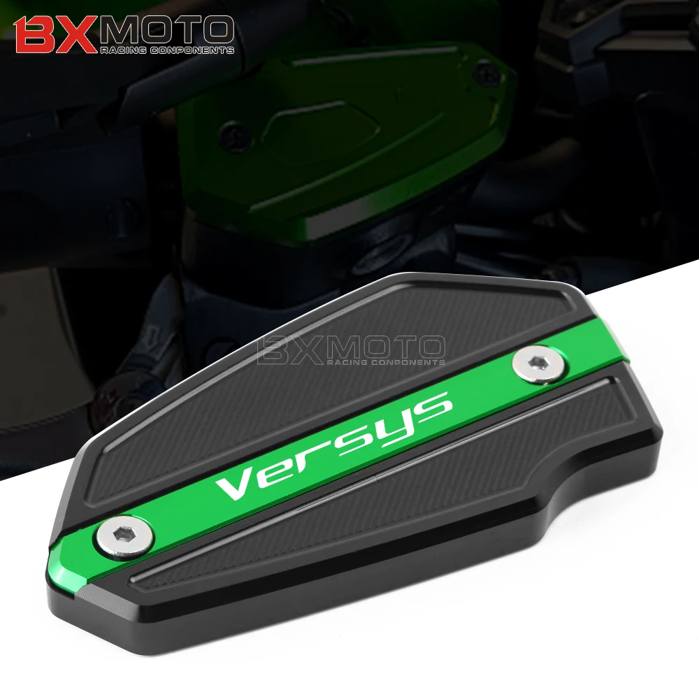 

For KAWASAKI Versys650 VERSYS650 VERSYS 650 2007 -2017 2018 2019 CNC front brake fluid reservoir cover Motorcycle Accessories