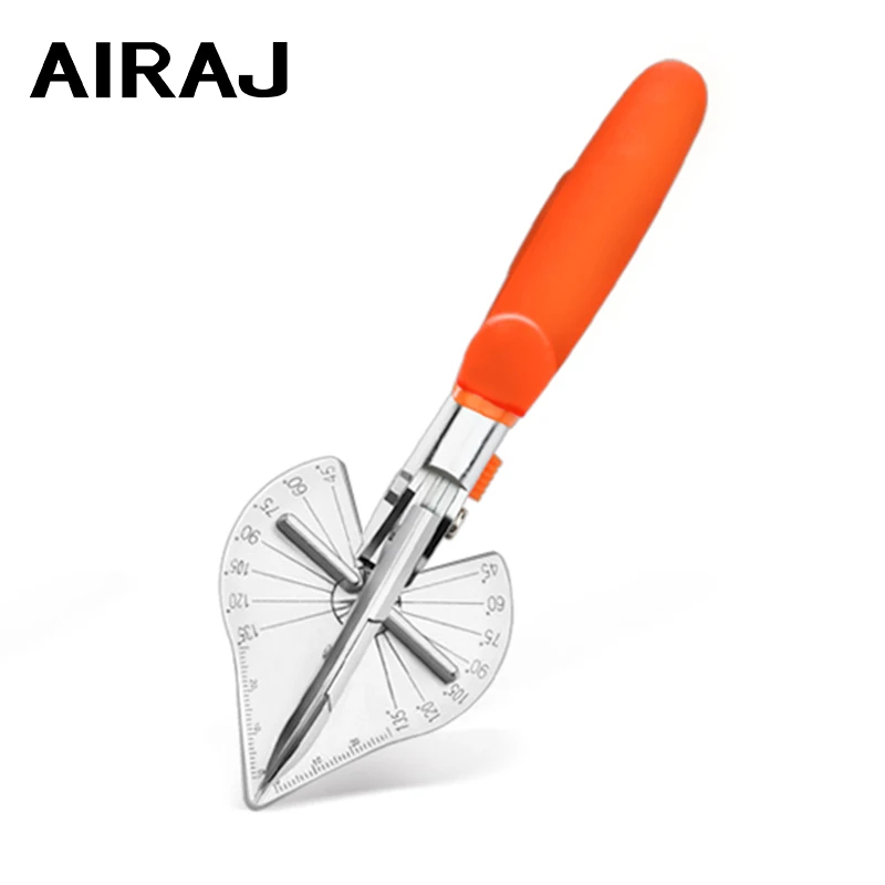 AIRAJ Multi-function Miter Cutter Scissors 45-135 ° Multi-angle Cutting ПВХ полипропилен деревянные полосы и материалы ручные ножницы инструменты