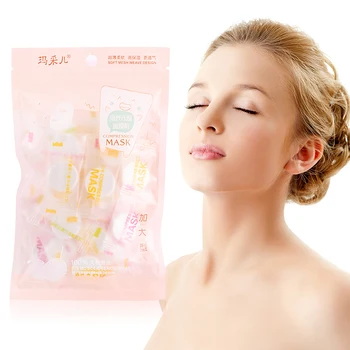 

Silk Compression Mask Ultra-thin Compression Mask Paper Beauty DIY Candy Mask Portable Skin Care Tool For Travel