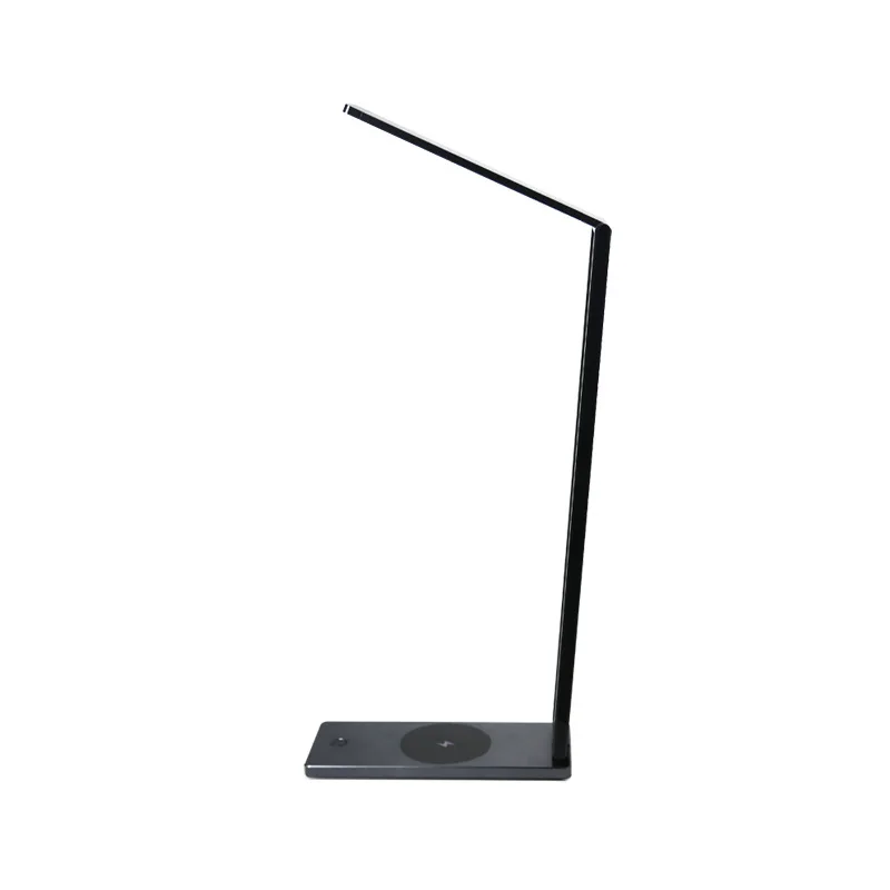 

Desk Lamp With Wireless Charger,Usb Charging,5 Brightness 3 Color,Adjustable Table Lamp For Office,Bedroom Or Dorm,Black,7W