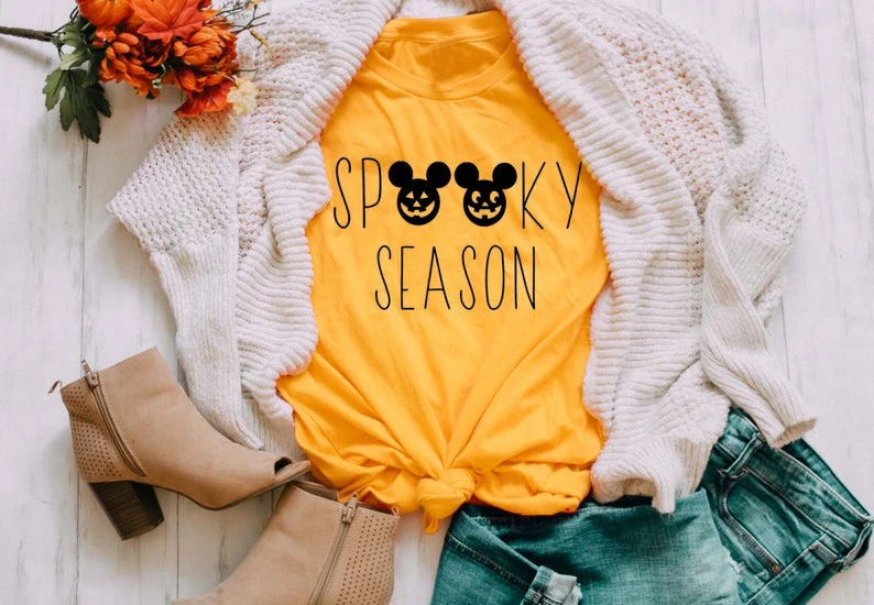 

art Spooky Season Halloween t-shirt women funny 100% Cotton aesthetic graphic Fashion Gothic unisex tee top tshirt Drop Shipping