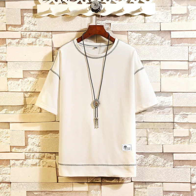 

Hip Hop Punk Short Sleeves Streetwear Classic O NECK Casual T-shirt Men Nice Summer Clothes TOP TEES Tshirt Plus Size M-5X.