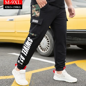 

Joggers Pants Men Cargo Sweatpants Mens Trousers Spring Autumn Plus Size 7XL 8XL 9XL Sport Sweat Camouflage Jogging With Pocket