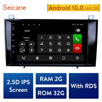 

Seicane Android 10.0 Car Radio GPS Navi HD Multimedia Player for 2000-2011 Mercedes Benz SLK class R171 SLK200 SLK280 SLK300 RDS