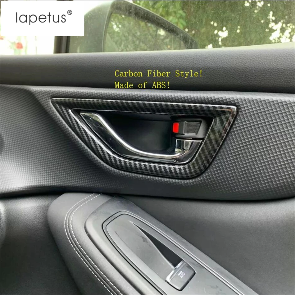 Аксессуары Lapetus подходят для Subaru Forester ABS внутренняя дверная ручка для двери автомобиля, дверная ручка для формовки чаши, комплект обшивки/2 цвета