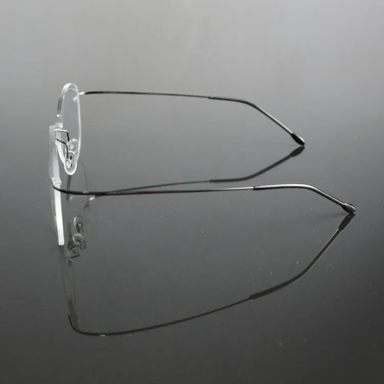 Vazrobe без оправы титановая оправа для очков для мужчин и женщин авиационная форма очки для рецепта унисекс Ультра легкие
