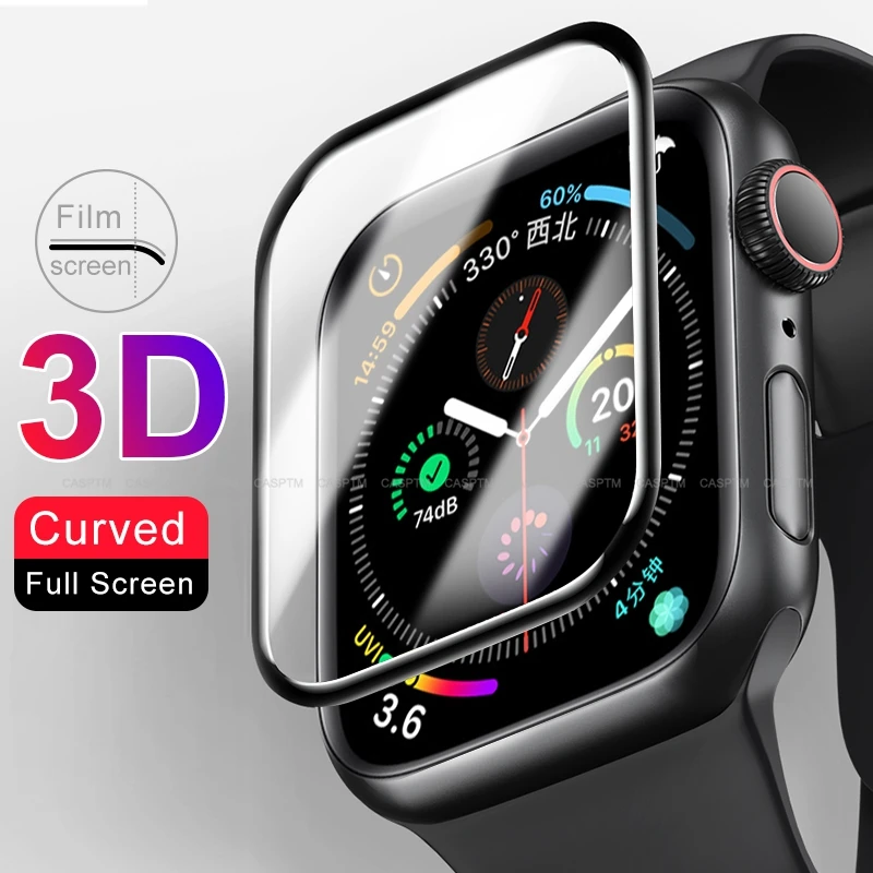 Изогнутое стекло для Apple Watch 5 44 мм 40 мм|Защитные стёкла и плёнки| |