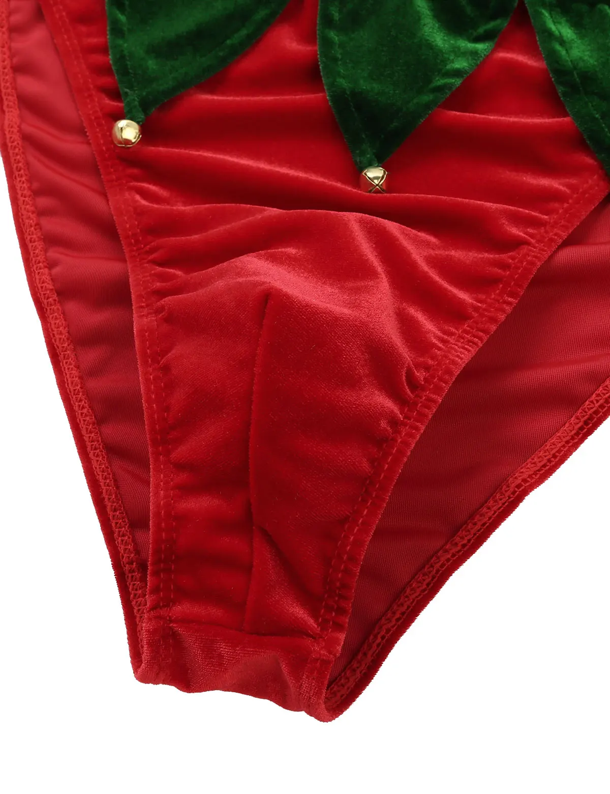 Мужские рождественские трусики, мужское бархатное нижнее белье, бикини, трусы, красное нижнее белье, мужские эластичные маскарадные костюмы, нижнее белье, купальники