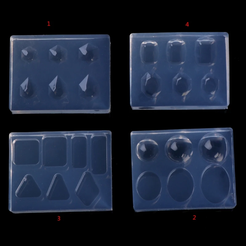 Rectangle Silicone Cake Molds for Resin Casting Jewelry Making Moulds Tools