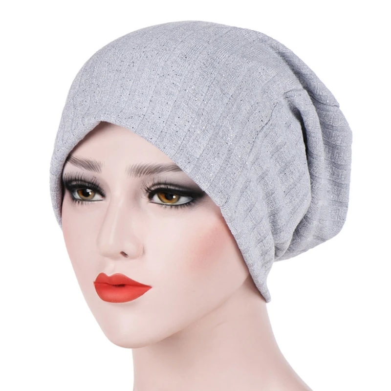 Для женщин Для мужчин Skullies Зимняя шерстяная одежда Beanies turban шапка двойной Слои вязаный Кепки капота LX9D