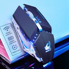 X11 2,4G для планшетных ПК беспроводная мышь для ноутбука универсальный Блестящий светодиодный подсветка оптическая Точек на дюйм эргономичный дома машины Игровая USB Перезаряжаемые