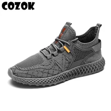 

Summer Men Sneaker Shoes Casual Outdoor Sports Fashion Breathable Large Size 46 Mesh Elastic Running Light Shoes Zapatos Hombre