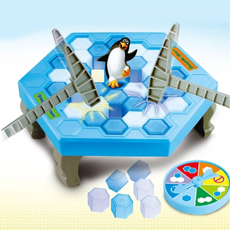 

Children Penguin Ice-Breaking Taiwan Split Ice Cubes Toy Save Penguin Tabletop Toys