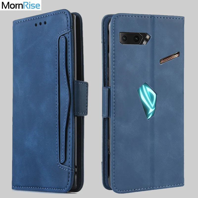 

Wallet Cases For ASUS ROG Phone 2 ZS660KL Case Magnetic Book Flip Cover For ROG II ZS660KL Leather Card Photo Holder Phone Bags