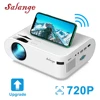 Salange P62 Mini Projector, 720P 3000 Lumens LED Video Beamer Home Theater(Optional Phone Mirroring) Support Full HD 1080P ► Photo 1/6