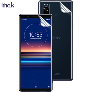 

Imak 2pcs Sensitive Transparent Soft Hydrogel Film for Sony Xperia 5 Full Cover Curved Screen Protector