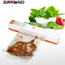Sunniward 220 В/110 в бытовой пищевой вакуумный упаковщик упаковочная машина пленочный упаковщик вакуумный упаковщик в том числе 15 штук пакетов
