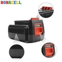 Bonacell 1 шт. 3.0Ah 36 V/40 V LBX36 Перезаряжаемые Батарея для BLACK&DECKER LBXR36 BXR36 LST136 LST420 LST220 LST300 MTC220 MST1024