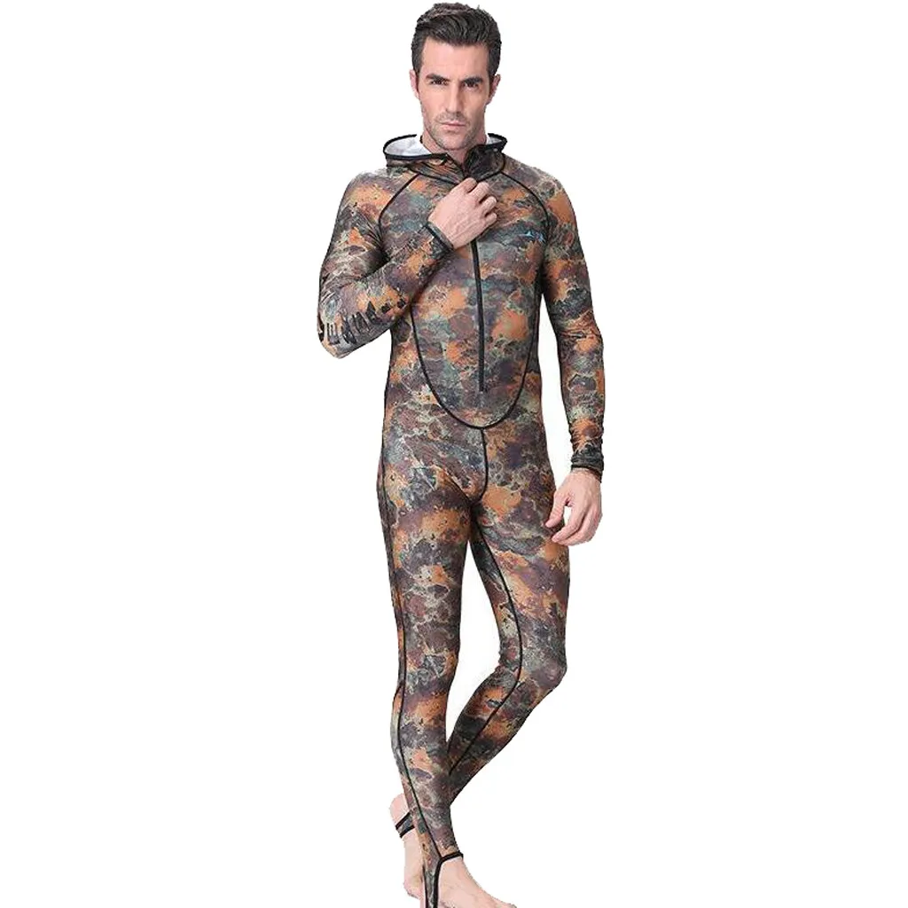 Surfing Men Trendy New Sport Swear Men Plus 5XL Size Swimwear Camo Wetsuit for Scuba Free Diving Suit Spear Fishing Swimming#6