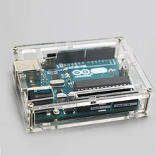 Один набор Прозрачный чехол для Arduino UNO R3