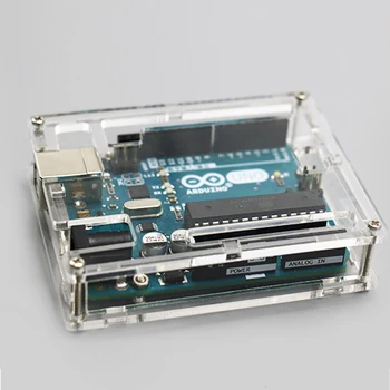 

One Set Transparent Box Case Shell for Arduino UNO R3