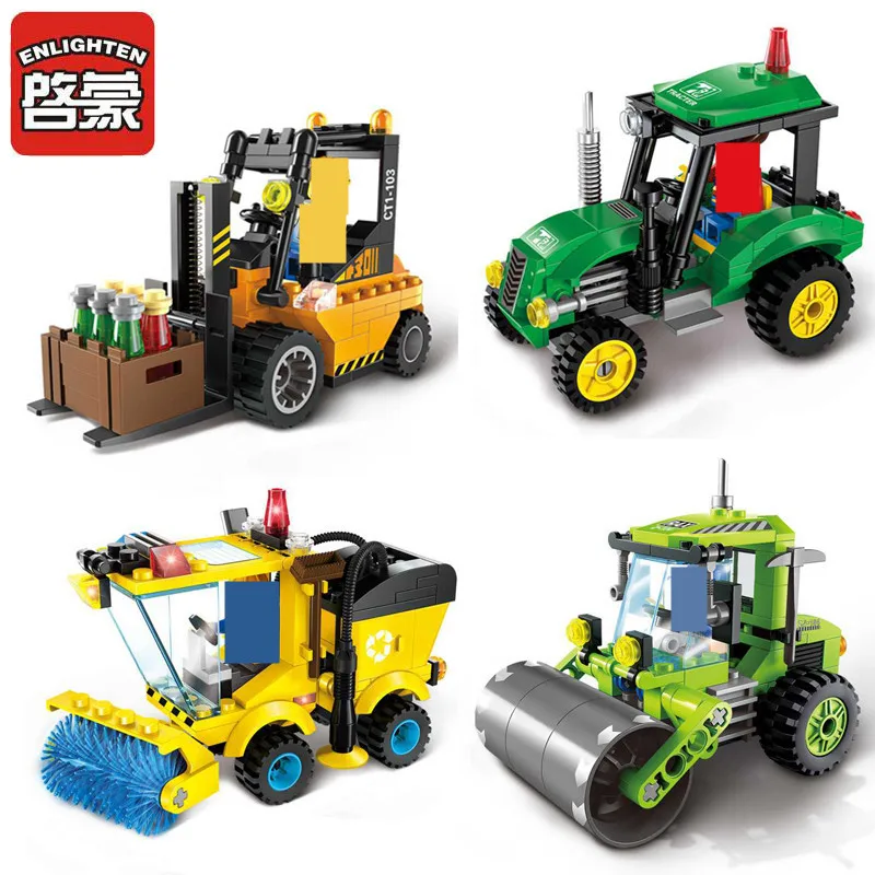 Конструктор городской роллер вилочный погрузчик трактор уборочная машина