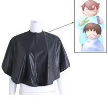 Прямая поставка и короткий квадратный черный водонепроницаемый парикмахерский салон Парикмахерская Резка волос накидка ткань Oct.15