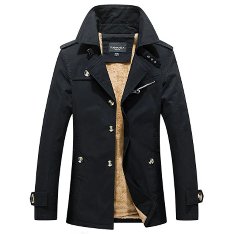 Новая зимняя мужская мужские повседневные Пиджаки с переснованными лентами, хлопковый спортивный костюм с плюшевой подкладкой, плащ куртка для мужчин