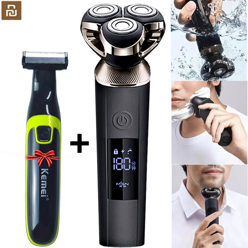 Xiaomi Electric Shaver for men Razor Shaving Beard trimmer for Men Dry
