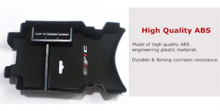 Подлокотник центральной консоли лоток Органайзер вторичный ящик для хранения делитель совместим с Honda Civic- 10го поколения