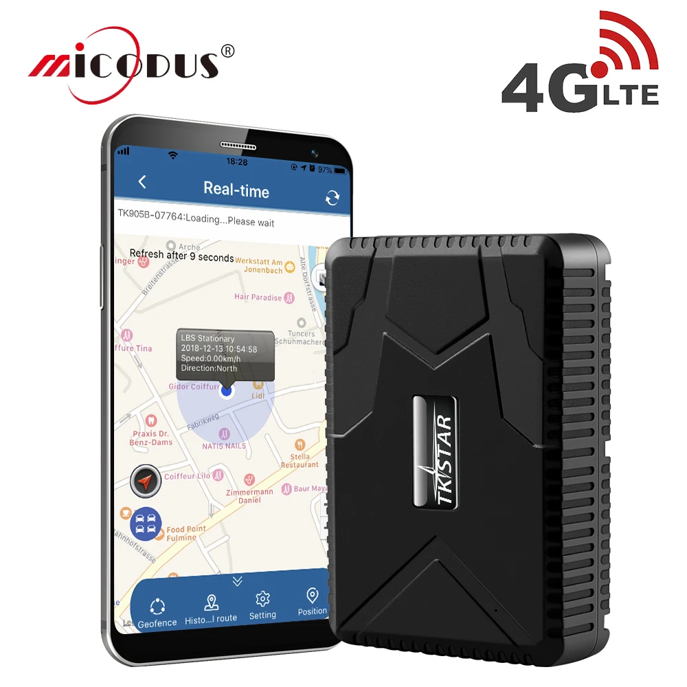 Localizzatore Gps Per Auto 4G Tk915 Localizzatore Gps 7800Mah Magnete Impermeabile Gps Tracker Per Auto Avviso Antimanomissione App Gratuita A Vita Pk
