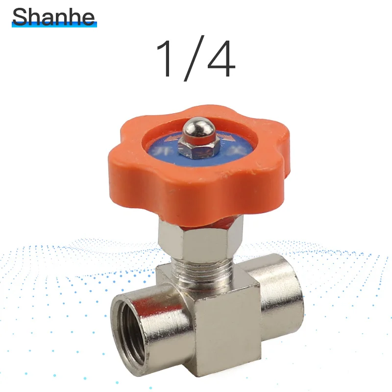 1/4 &quotBSP никелированная латунь с резьбой игла клапан|valve 1&quot|valve needlevalve |