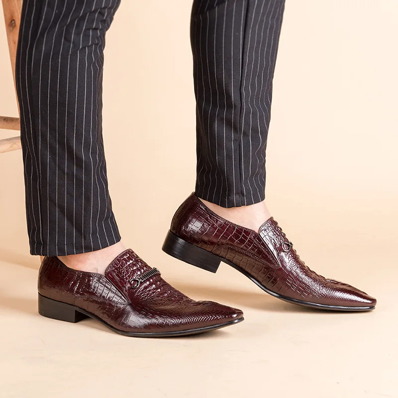 crocodilo, sapato de bico ponteagudo para casamento,