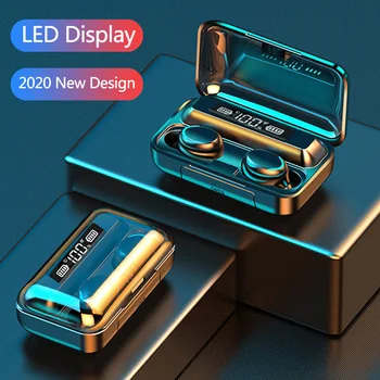 

Wireless Bluetooth Earphone Sports Headphones Ipx7 Waterproof Touch Control Wireless Earbuds Noise Cancelling For Android TWS