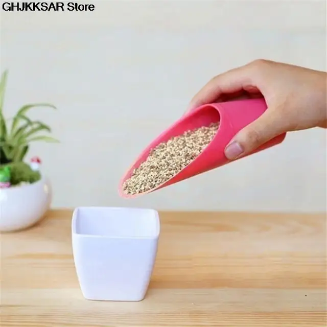 1Pc -Os Talaj Műanyag Ásó Lapát Pohár Zamatos Diy Bonsai Növényi Segítőkert Szerszám - Image 5