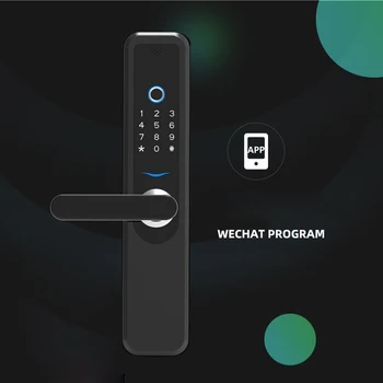 

Intelligent security password door lock fingerprint Electric Biometric Keyless Digital Smart Lock APP Touch Key Card unlocking