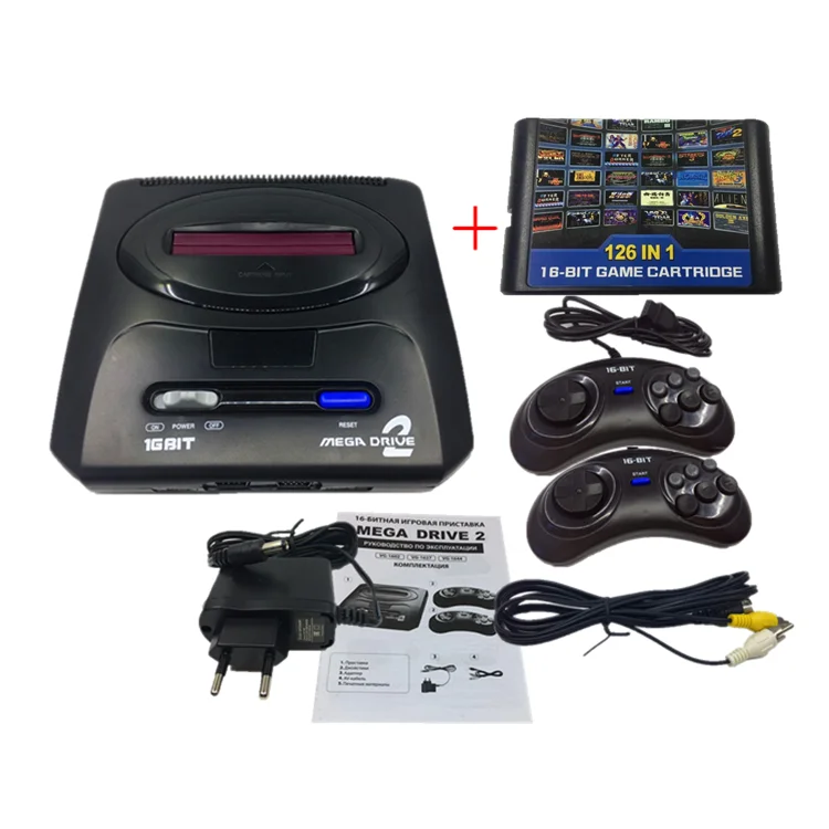 Игровая приставка SEGA MD2 16 бит с переключателем режимов США и Японии для